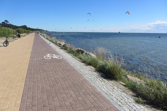 Bicycle road - a tourist trail of northern Kashubia